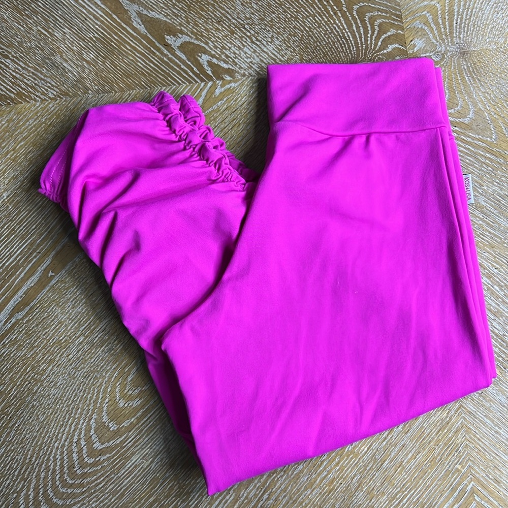 KOS USA Purple Crop Leggings M